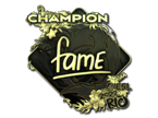 fame (Gold, Champion) | Rio 2022 image